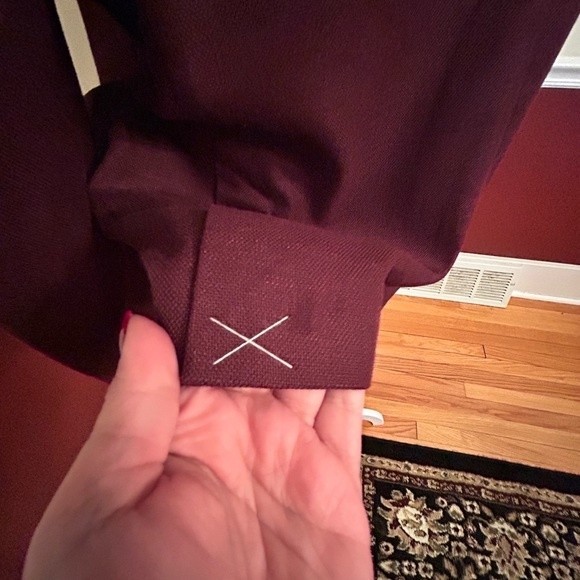 Nautica Men’s Burgundy Modern Fit Wool Sports Coat Blazer - Picture 6 of 11